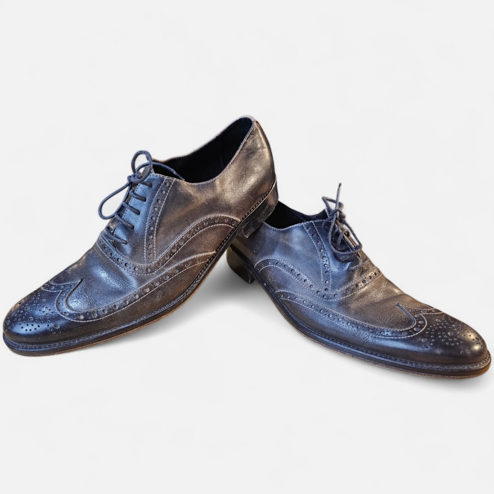 WJ Handcrafted Wingtip Oxford Dress Shoes – Italy Size 46 (US 12) 👞✨